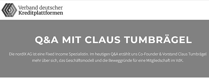 Q&A with Claus Tumbrägel