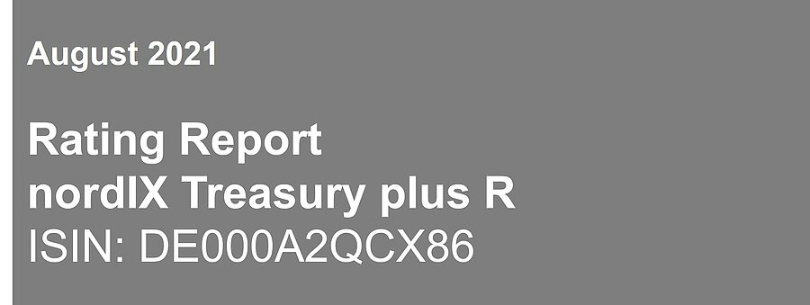 Rating Report nordIX Treasury plus R
